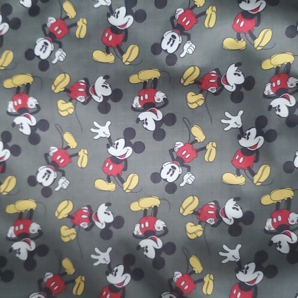 ❤️ Disney MICKEY MOUSE Vinyl Shoulder Bag Olive Green Purse Handbag lunch box - Picture 2 of 12